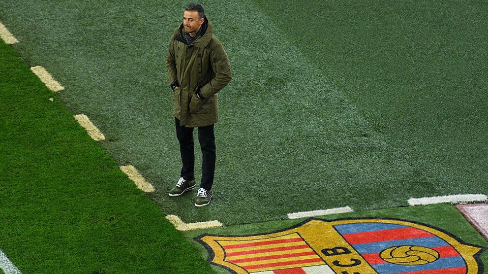 Luis Enrique, saksi kegagalan Barcelona menembus 16 besar Liga Champions 21 tahun lalu. Copyright: © David Ramos/Getty Images